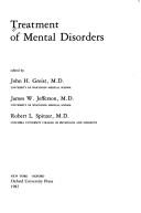 Cover of: Treatment of mental disorders