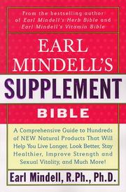 Cover of: Earl Mindell's supplement bible