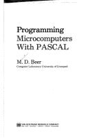 Programming microcomputers with PASCAL