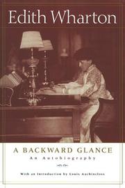 Cover of: A Backward Glance by Edith Wharton