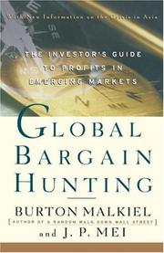 Global bargain hunting by Burton Gordon Malkiel