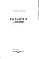 Cover of: The control of resources