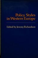 Policy styles in Western Europe