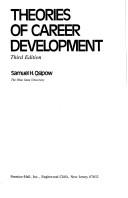 Cover of: Theories of career development by Samuel H. Osipow