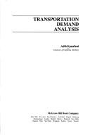 Cover of: Transportation demand analysis