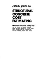 Cover of: Structural concrete cost estimating