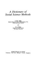 A dictionary of social science methods by P. McC Miller