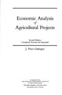 Economic analysis of agricultural projects by J. Price Gittinger