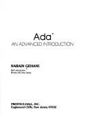 Cover of: Ada, an advanced introduction