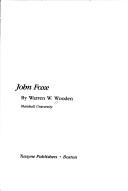 John Foxe by Warren W. Wooden