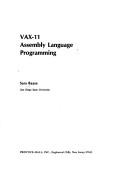 VAX-11 assembly language programming