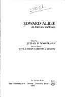 Cover of: Edward Albee: an interview and essays