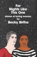 Cover of: For nights like this one: stories of loving women