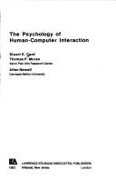The psychology of human-computer interaction by Stuart K. Card