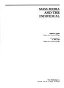 Cover of: Mass media and the individual