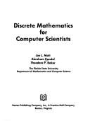 Cover of: Discrete mathematics for computer scientists