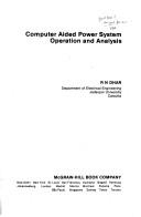 Computer aided power system operation and analysis by R. N. Dhar