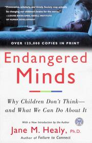 Cover of: Endangered minds: why children don't think--and what we can do about it