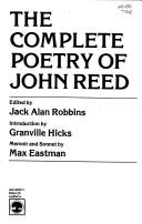 Cover of: The complete poetry of John Reed