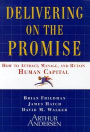 Cover of: Delivering on the promise