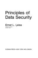 Principles of data security by Ernst L. Leiss