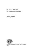 Cover of: Oliver Twist: an annotated bibliography
