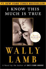 Cover of: I Know This Much Is True (Oprah's Book Club) by Wally Lamb
