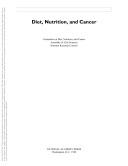 Cover of: Diet, nutrition, and cancer