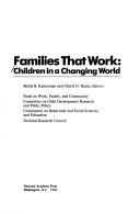 Cover of: Families that work: children in a changing world