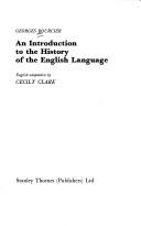 An introduction to the history of the English language