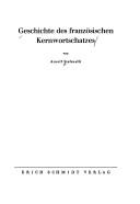 Cover of: Geschichte des französischen Kernwortschatzes