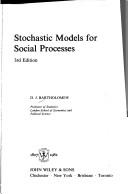 Stochastic models for social processes