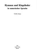 Cover of: Hymnen und Klagelieder in sumerischer Sprache