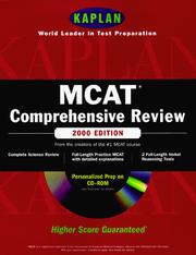 Cover of: Kaplan MCAT Comprehensive Review 2000 with CD-ROM | Kaplan Publishing