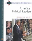 Cover of: American political leaders