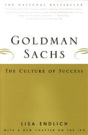 Cover of: Goldman Sachs : The Culture of Success