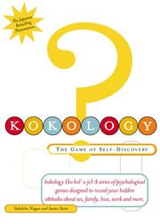 Cover of: Kokology : The Game of Self-Discovery