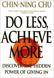 Cover of: Do Less, Achieve More