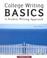 Cover of: College writing basics