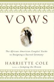 Cover of: Vows: The African-American Couples' Guide to Designing a Sacred Ceremony