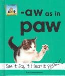Cover of: -Aw as in paw