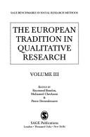 Cover of: The European tradition in qualitative research