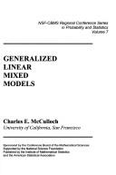 Cover of: Generalized linear mixed models