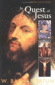 Cover of: In quest of Jesus
