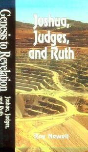 Cover of: Joshua, Judges and Ruth (Genesis to Revelation)
