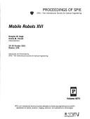 Cover of: Mobile robots XVI: 29-30 October 2001, Newton, [Massachusetts] USA