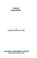 Cover of: Tarao grammar by Chungkham Yashwanta Singh