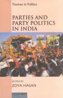 Cover of: Parties and party politics in India