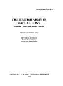 The British Army in Cape Colony : soldiers' letters and diaries, 1806-58