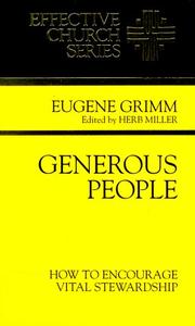 Cover of: Generous people
